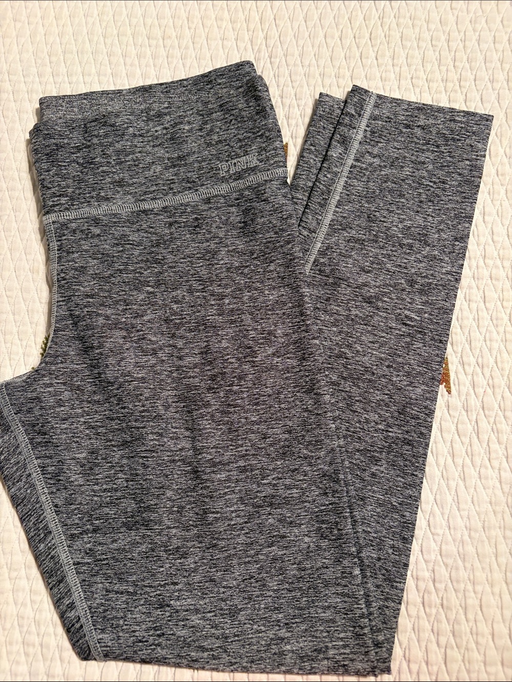 PINK Victoria's Secret Heather Gray Girls' Stretch Leggings